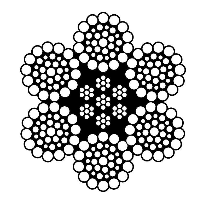 سیم بکسل 36*6 فولادی