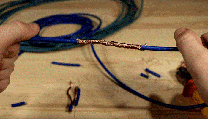 نحوه اتصال دو سیم بکسل به یکدیگر